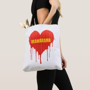 Bolso De Tela Dramarama Reina del Drama corazón sangrante mujere