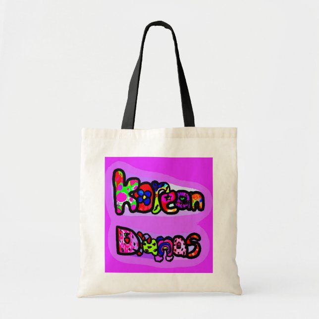 Bolso De Tela Dramas coreanos (Frente)