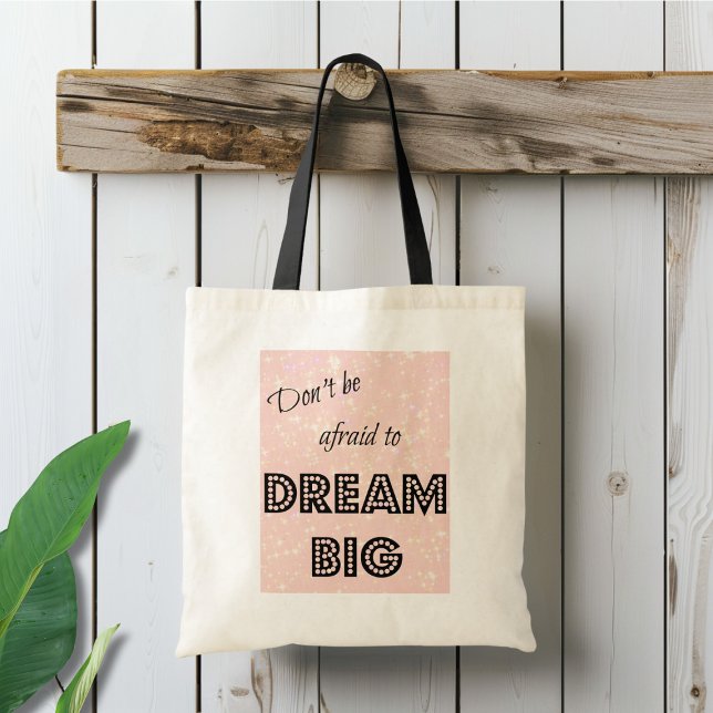 Bolso De Tela Dream Big Tote Bag (Subido por el creador)