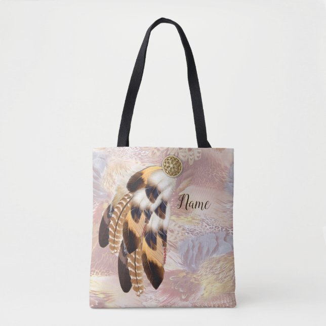 Bolso De Tela Dream Catcher Boda (Anverso)