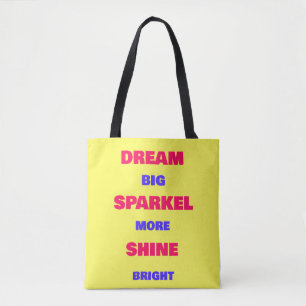 Bolso De Tela Dream Sparkle Shine