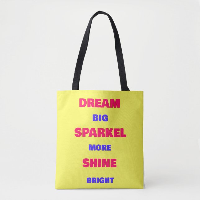 Bolso De Tela Dream Sparkle Shine (Anverso)