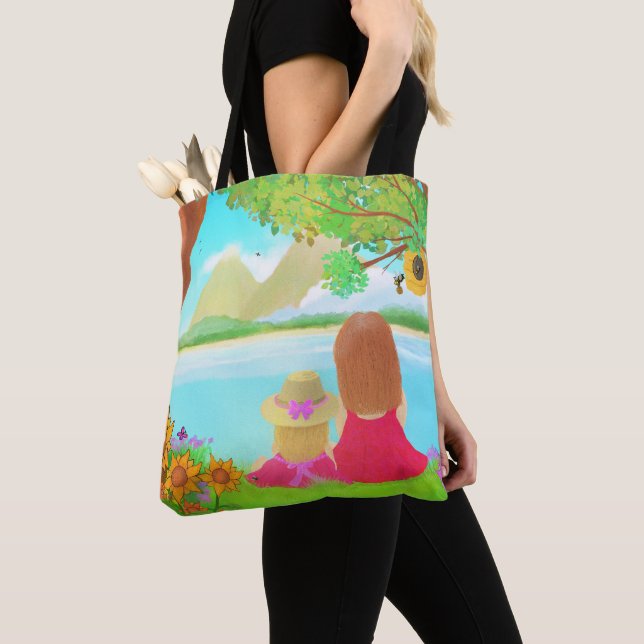 Bolso De Tela Dream View Tote Bag (Detalle)