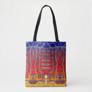 Bolso De Tela Dreamland psicodélico
