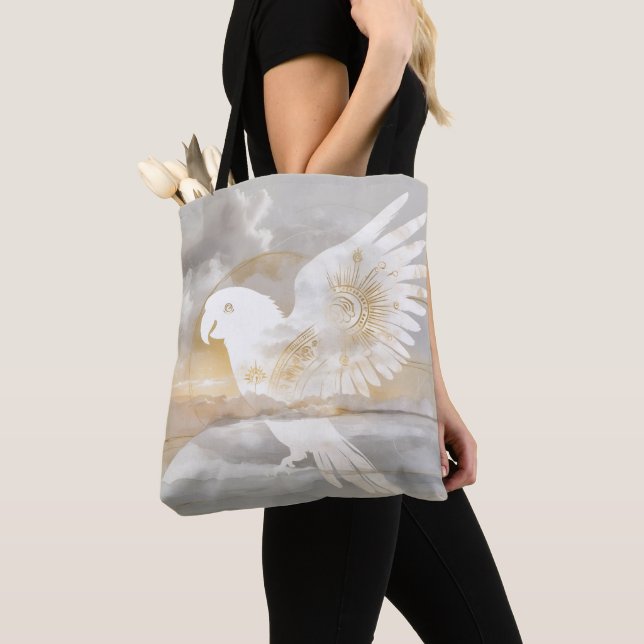 Bolso De Tela Dreamwoven Guardian Parrot Tote (Detalle)