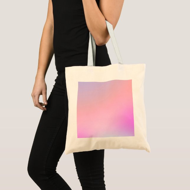 Bolso De Tela Dreamy Cotton Candy Pastel Gradient (Anverso (producto))