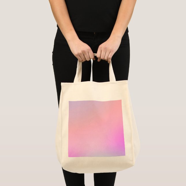 Bolso De Tela Dreamy Cotton Candy Pastel Gradient (Anverso (producto))