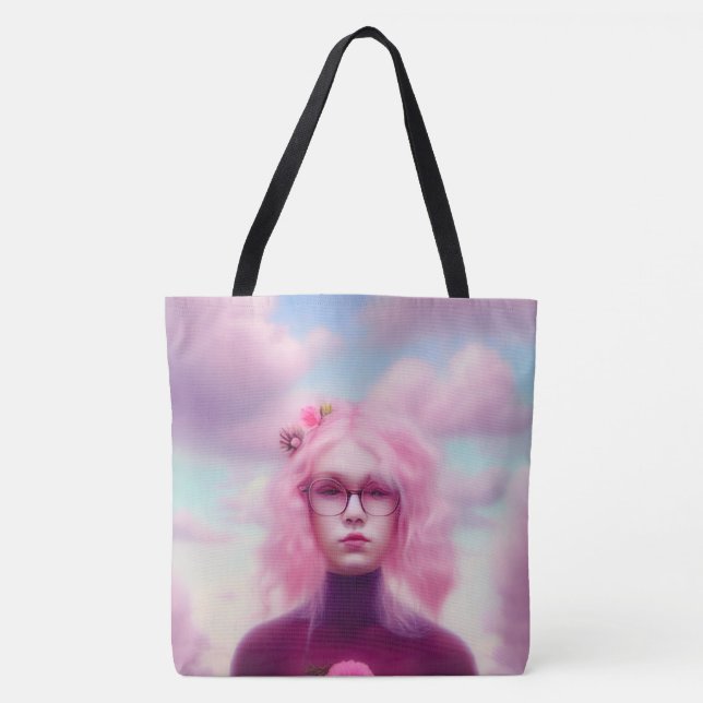 Bolso De Tela Dreamy Pink (Anverso)