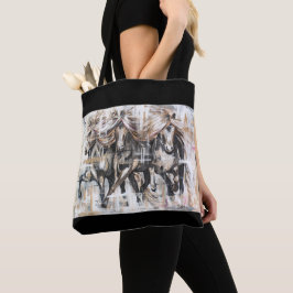 Bolso De Tela Drei Tölter Braun