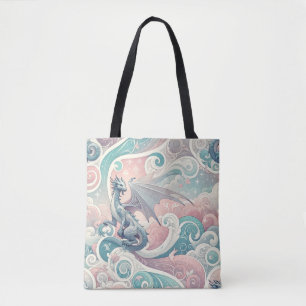 Bolso De Tela Drenajes caprichosos: la fantasía del Dragón Paste