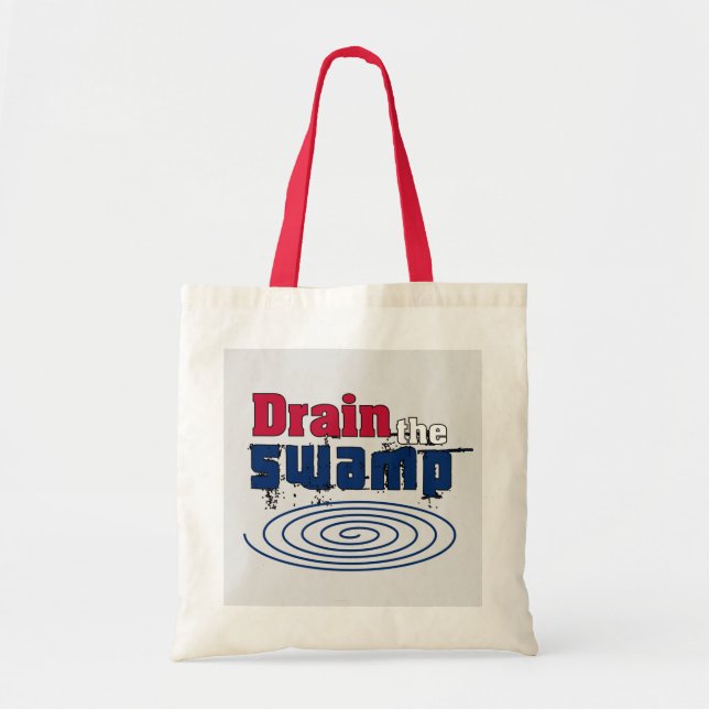Bolso De Tela Drenar el pantano (Frente)