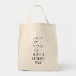 Bolso De Tela Drift Apart Grocery Tote Bag