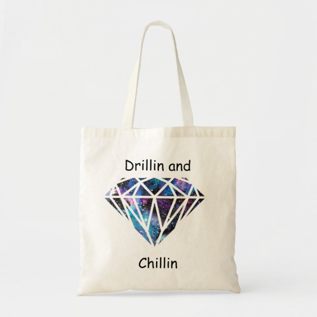 Bolso De Tela Drillin y Chillin (Frente)