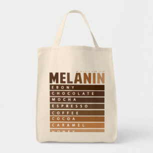 Bolso De Tela Drippin En Melanin Reina Afroamericana Rey Bla