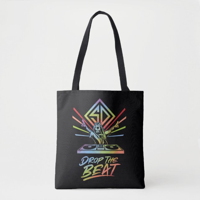 Bolso De Tela Drop the Beat: DJ Scooby-Doo (Anverso)