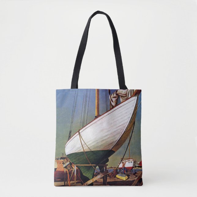 Bolso De Tela Dry Dock de John Atherton (Anverso)