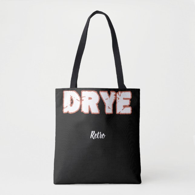 Bolso De Tela drye text bold thypo (Anverso)