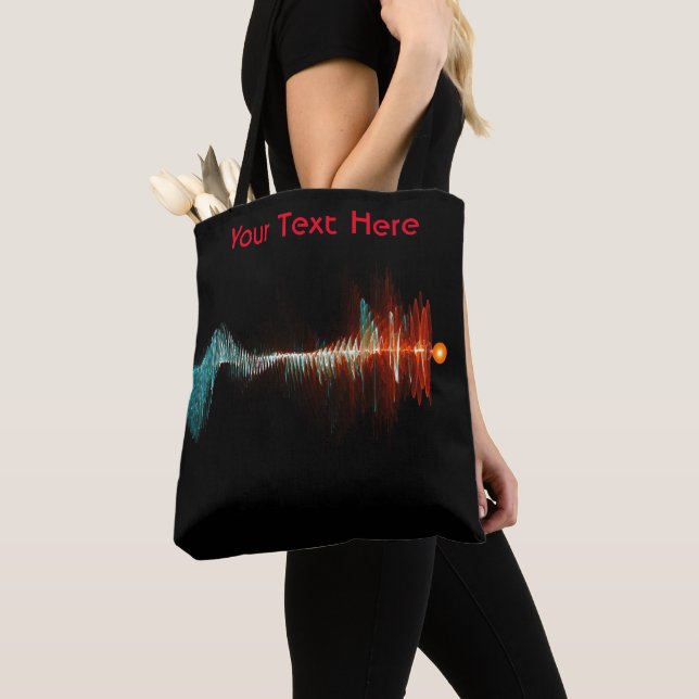 Bolso De Tela Dualidad de onda de partículas (Detalle)