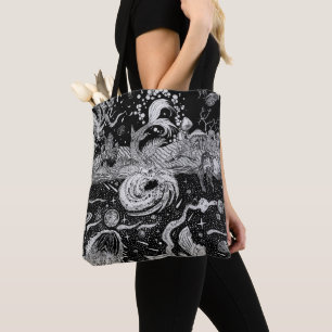 Bolso De Tela Dualidad del Abismo