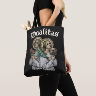 Bolso De Tela Dualitas - Diseño gótico