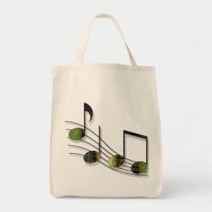 Bolso De Tela Dubstep Notes Tote Bag