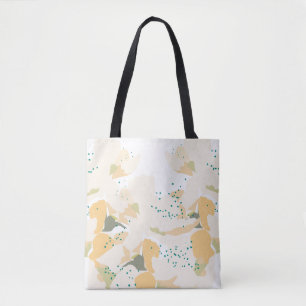 Bolso De Tela ducha de novia, flor floral botánica naranja