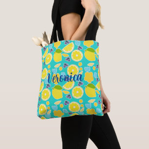 Bolso De Tela Ducha de Novia Limón Moderno