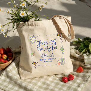 Bolso De Tela Ducha Nupcial Caprichosa Fresca Salida del Mercado