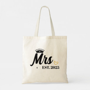 Bolso De Tela Ducha Nupcial de la Novia Regalo Personalizado Año