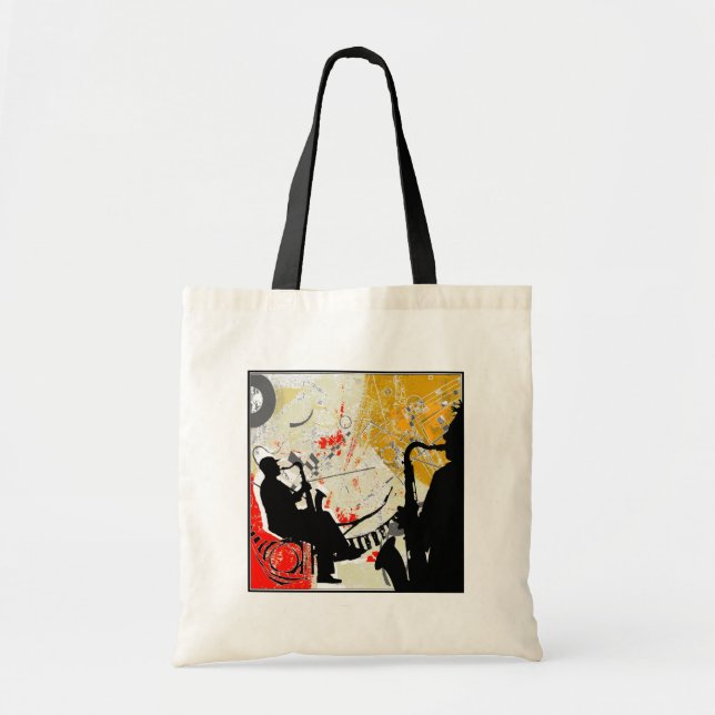 Bolso De Tela Dudos de jazz (Frente)
