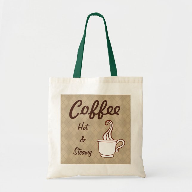 Bolso De Tela Duelo de bolsitas de café caliente (Frente)