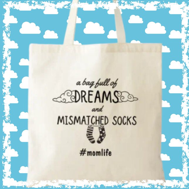 Bolso De Tela Duelo divertido en el día de la madre (An ideal gift for moms, it adds a touch of humour to their everyday hustle. )