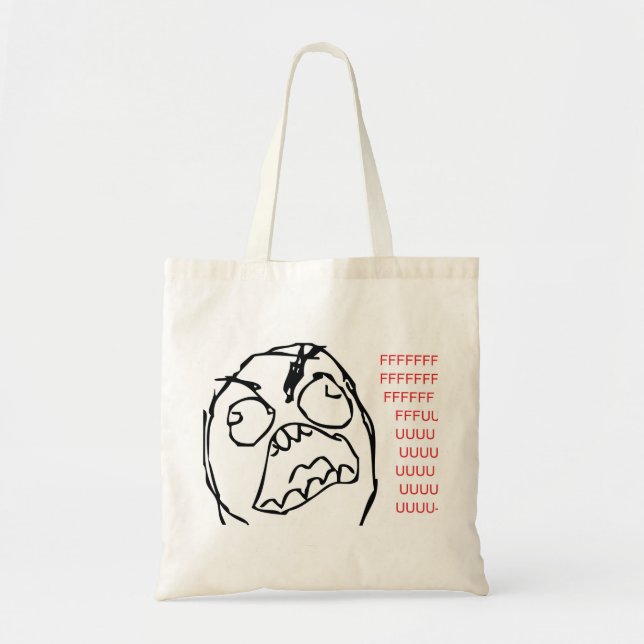 Bolso De Tela Duende de la rabia (Frente)