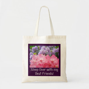 Bolso De Tela ¡Duerma con mis mejores amigos! Flores Tote Bags