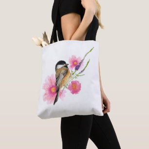 Bolso De Tela Dulce arte acuarela de pollo
