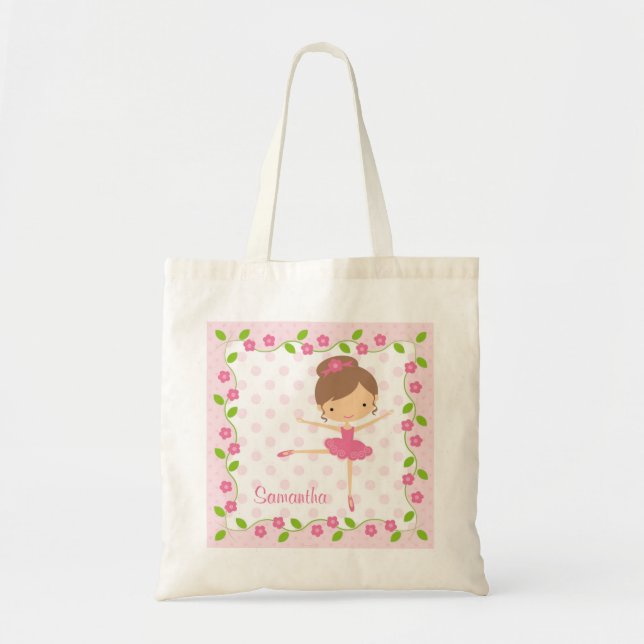 Bolso De Tela Dulce Ballerina Tote Bag (Frente)