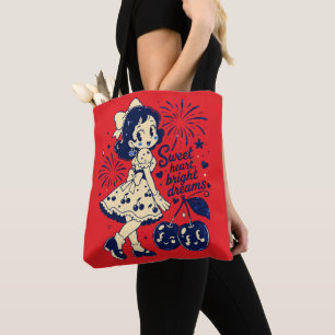 Bolso De Tela Dulce Día de la Independencia del 4 de Julio