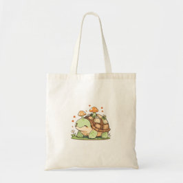 Bolso De Tela Dulce diseño Kawaii Cottagecore de Tortuga del Bos