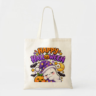 Bolso De Tela Dulce familia de fantasmas de Halloween