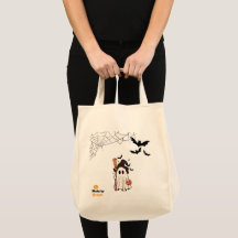 Dulce Fantasma de Halloween Bruja con Escoba y Cal