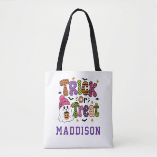 Bolso De Tela Dulce Fantasma Divertido Personalizado para Niños