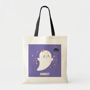 Bolso De Tela Dulce Fantasma Halloween Personalizado