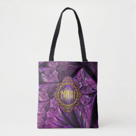 Bolso De Tela Dulce MIMI Royal Purple & Gold