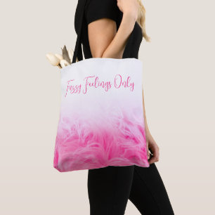 Bolso De Tela Dulce peluche falso borroso texto personalizado ro