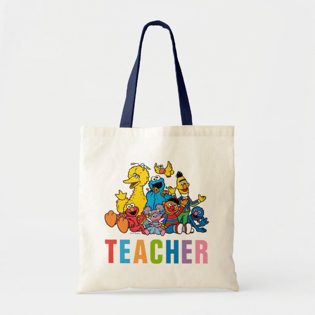 Bolso De Tela Dulce profesor de Plaza Sésamo (Frente)