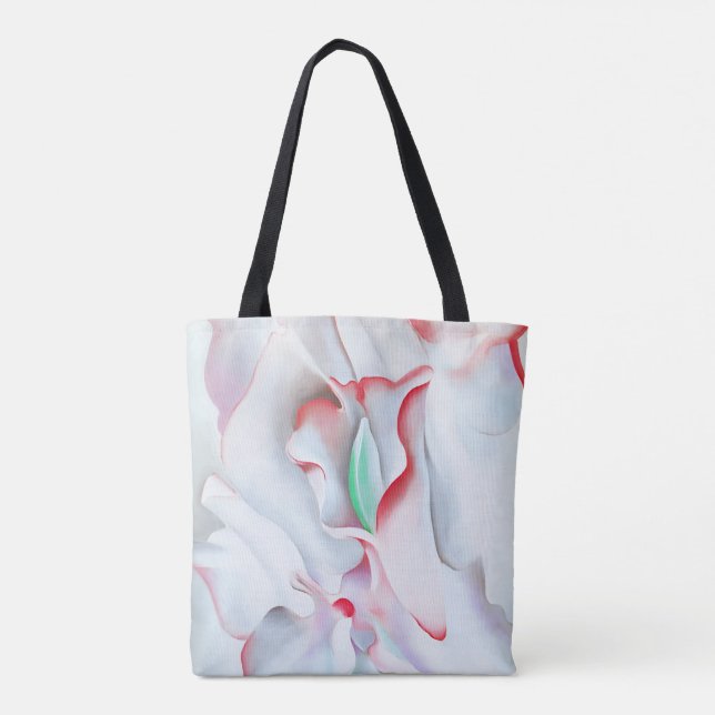 Bolso De Tela Dulce Rosa - Georgia O'Keefe (Reverso)