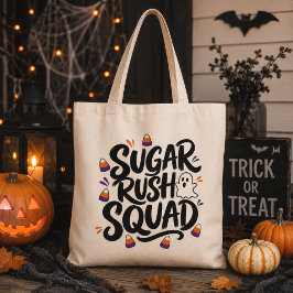 Bolso De Tela Dulce Rush Squad Halloween Candy Corn