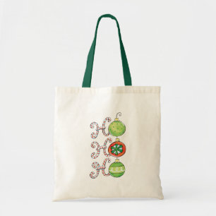 Bolso De Tela Dulces adornos de Navidad Ho Ho Ho