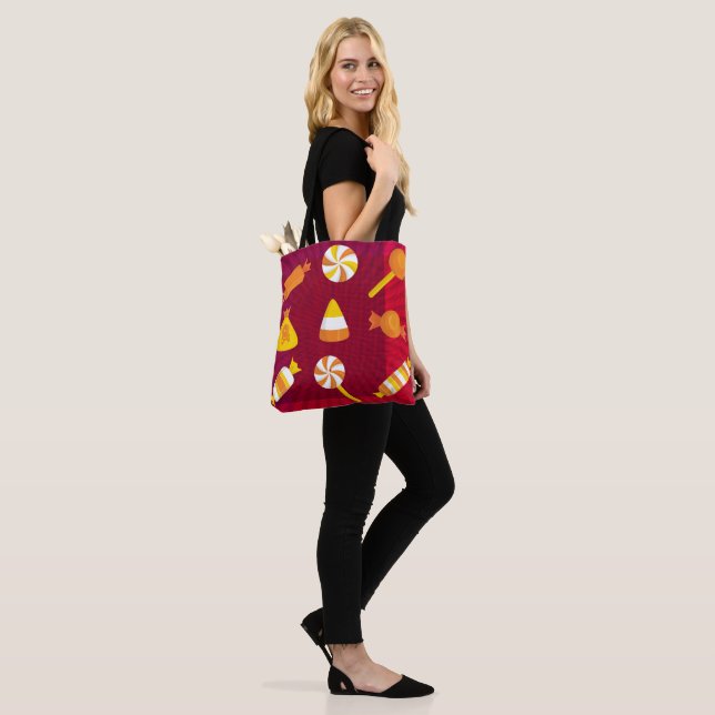 Bolso De Tela Dulces de Halloween PopArt (Puesto)