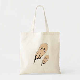 Bolso De Tela Dulces de Halloween Truco o Trato Fantasmas Vintag